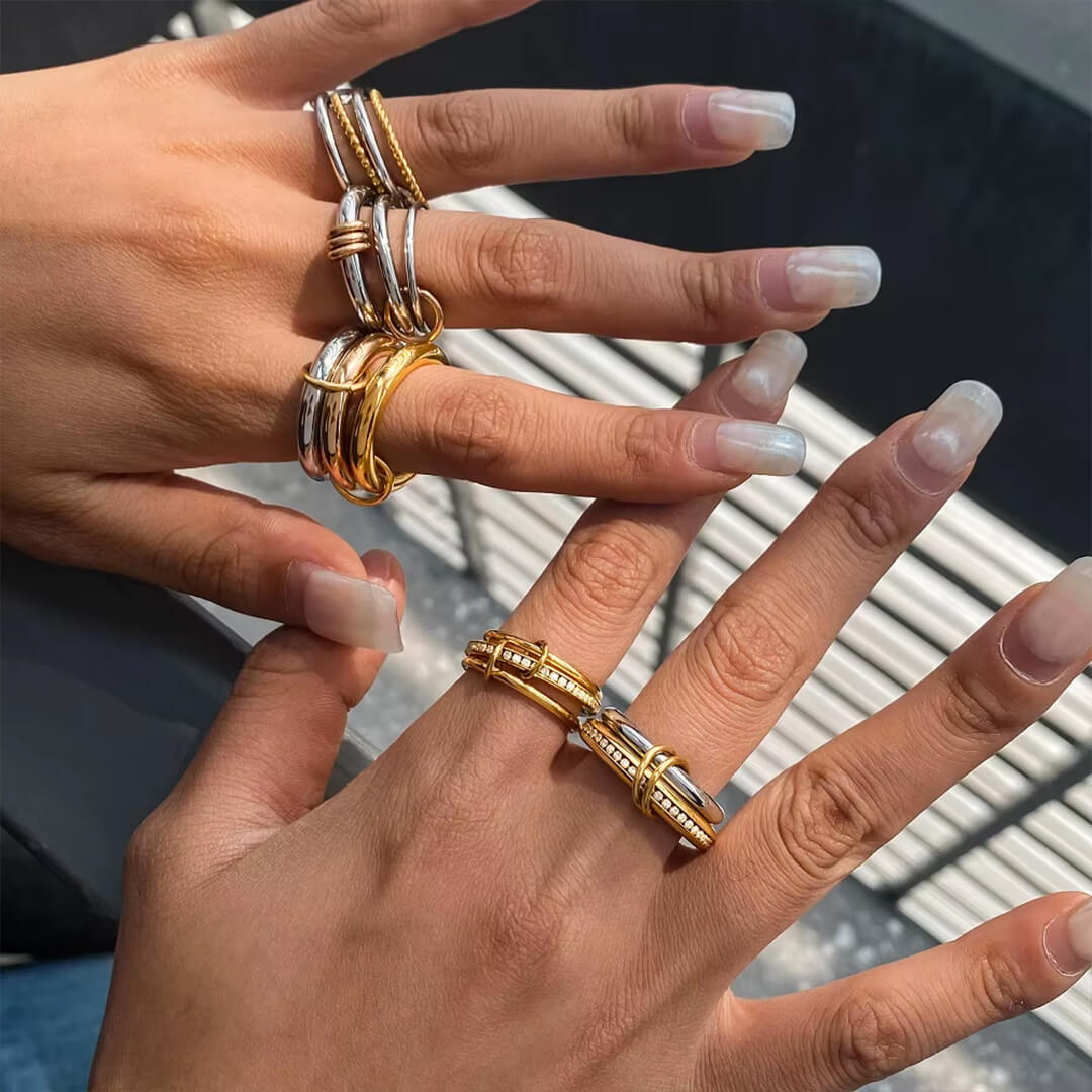 ZEYA - Marion Triple Tone Ring