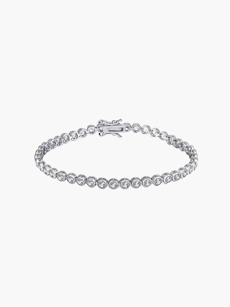 Alba Bezel Tennis Bracelet Jewelry