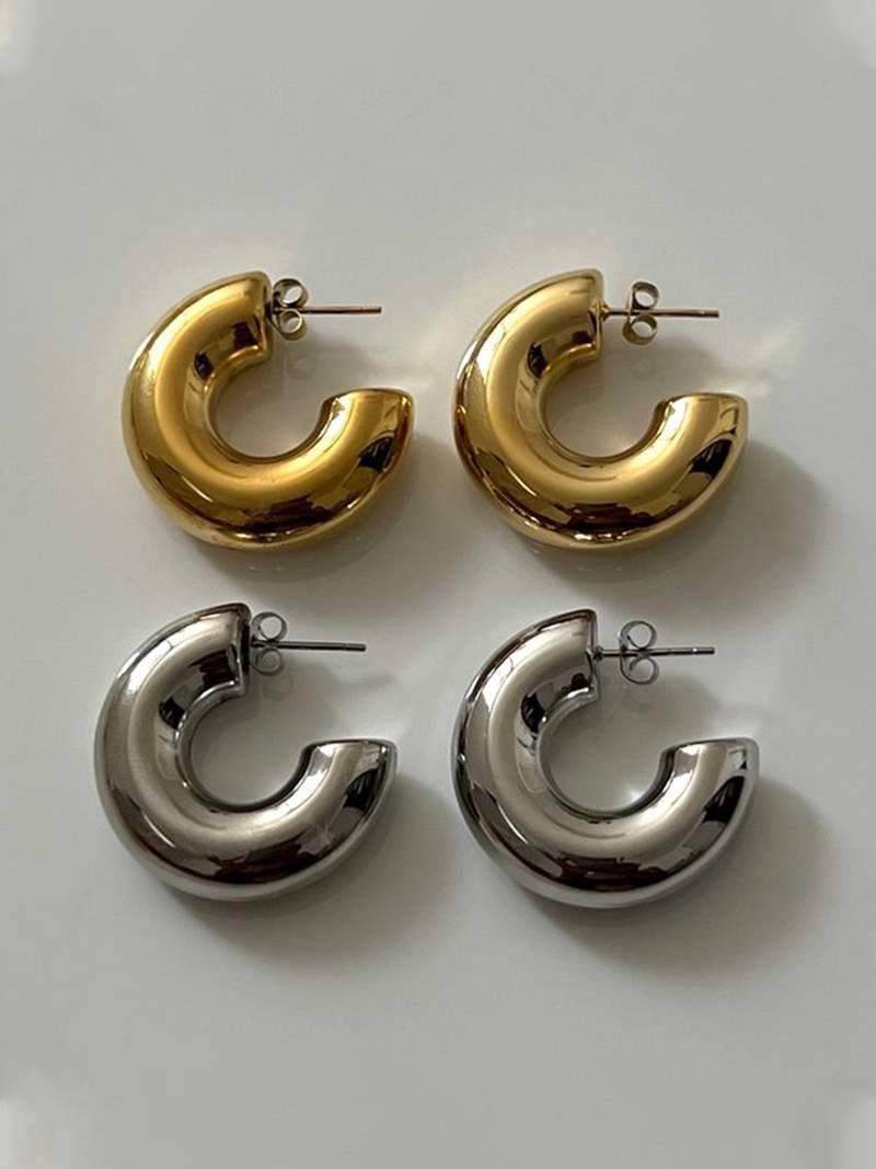 Chunky Hoops Jewelry