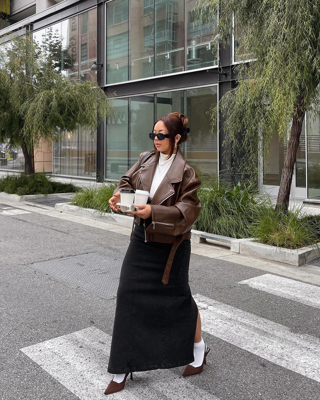 Felicity Vegane Lederjacke