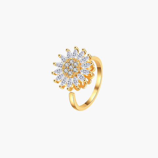 Blumen-Angst-Spinnerring