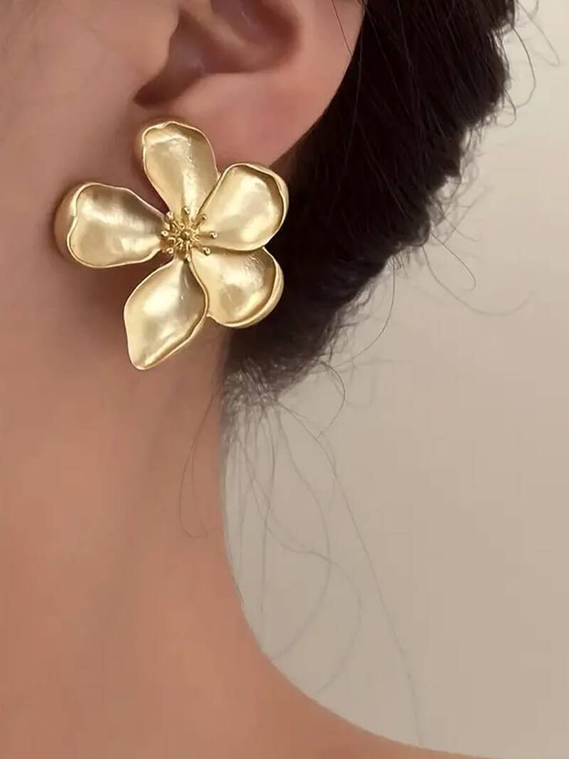 Flower Earrings Jewelry