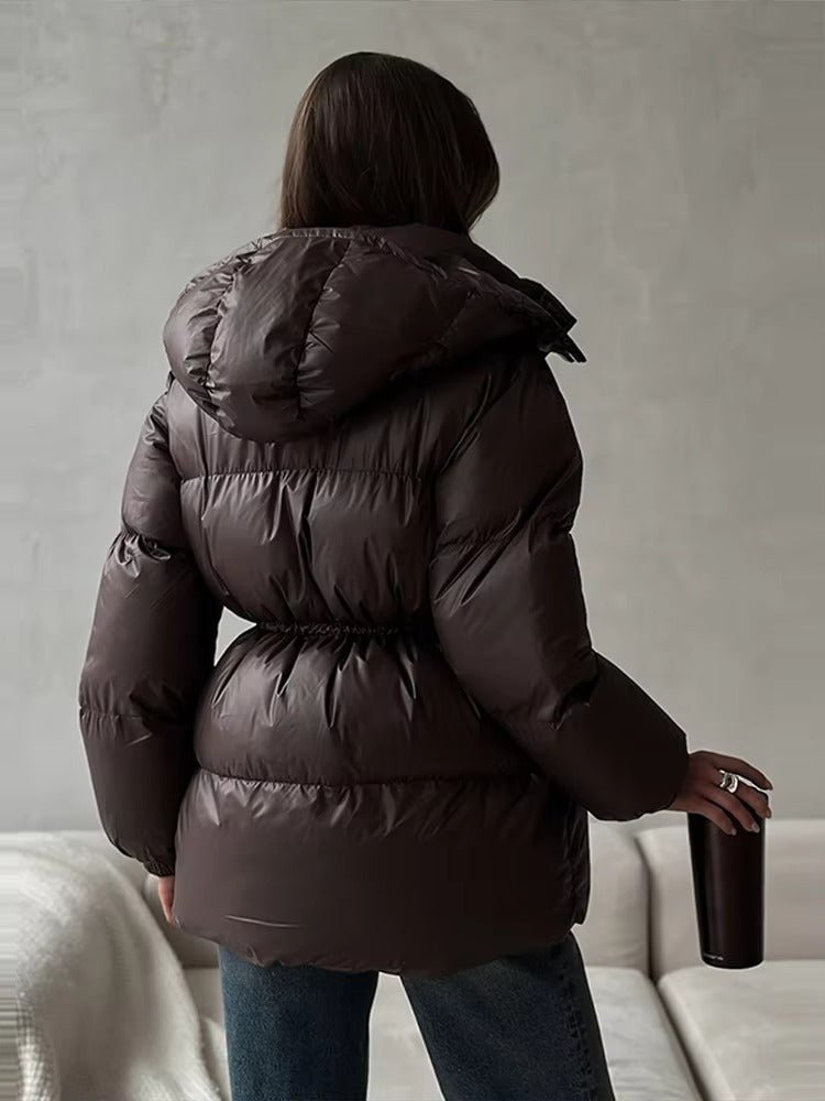 ZEYA - Elaine Drawstring Hooded Puffer Coat