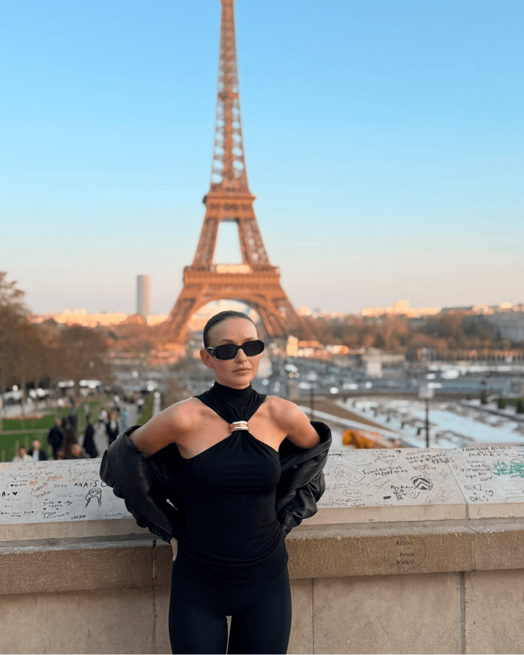 ZEYA - Gertrude Gold Accent Halter Top