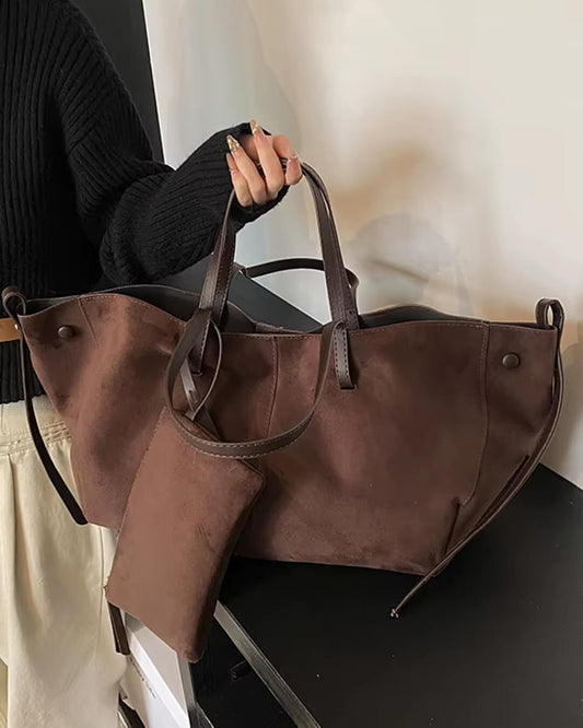 ZEYA - Olivia Suede Tote Bag